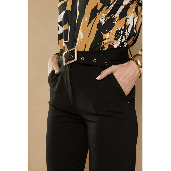 PANTALON (MU) VESTIR RECTO C/CINT GADWICK GIVE P66403NEGRO 3