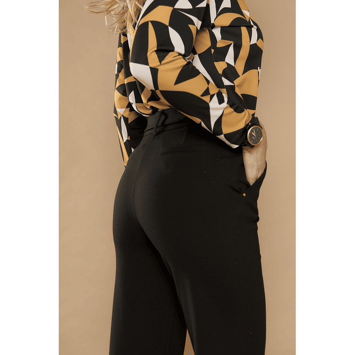 PANTALON (MU) VESTIR RECTO C/CINT GADWICK GIVE P66403NEGRO 4