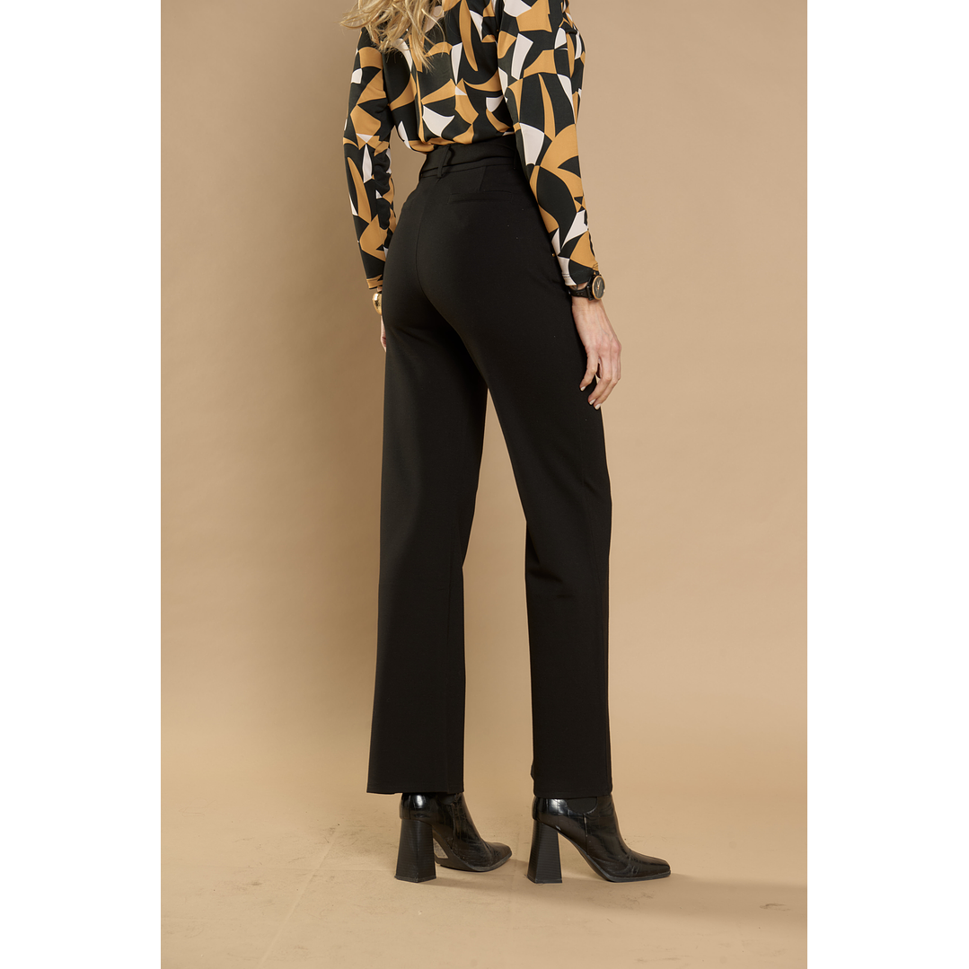 PANTALON (MU) VESTIR RECTO C/CINT GADWICK GIVE P66403NEGRO 5