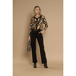 PANTALON (MU) VESTIR RECTO C/CINT GADWICK GIVE P66401 NEGRO