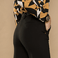 PANTALON (MU) VESTIR RECTO C/CINT GADWICK GIVE P66401 NEGRO - Miniatura 4