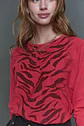 Polera (Mu) C/P M/L Melange Est Aplic Strass Give L56433 Rojo - Miniatura 5