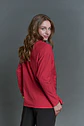 Polera (Mu) C/P M/L Melange Est Aplic Strass Give L56433 Rojo - Miniatura 6