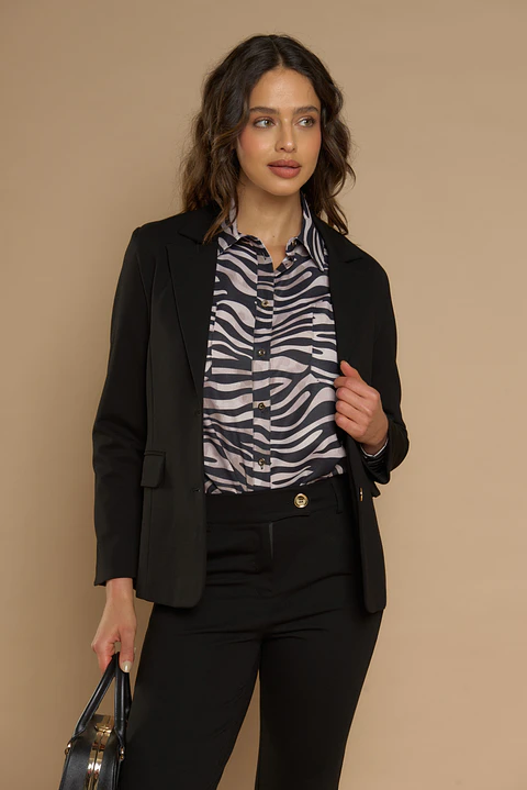 BLAZER (MU) 2 BOT DORADOS GADWICK GIVE G46407 NEGRO