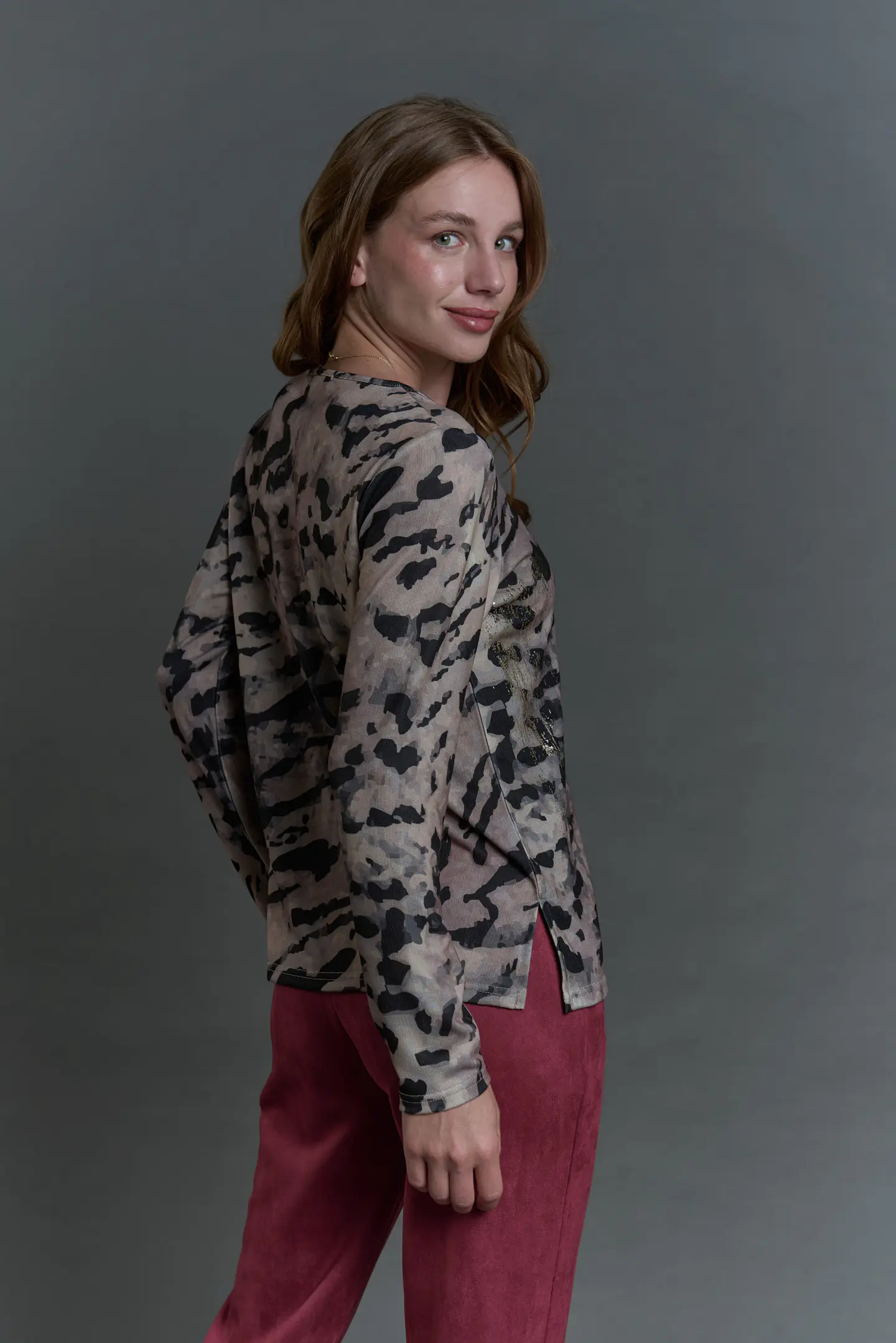 Polera (Mu) C/P M/L Est Folia Give E56400 Beige 3