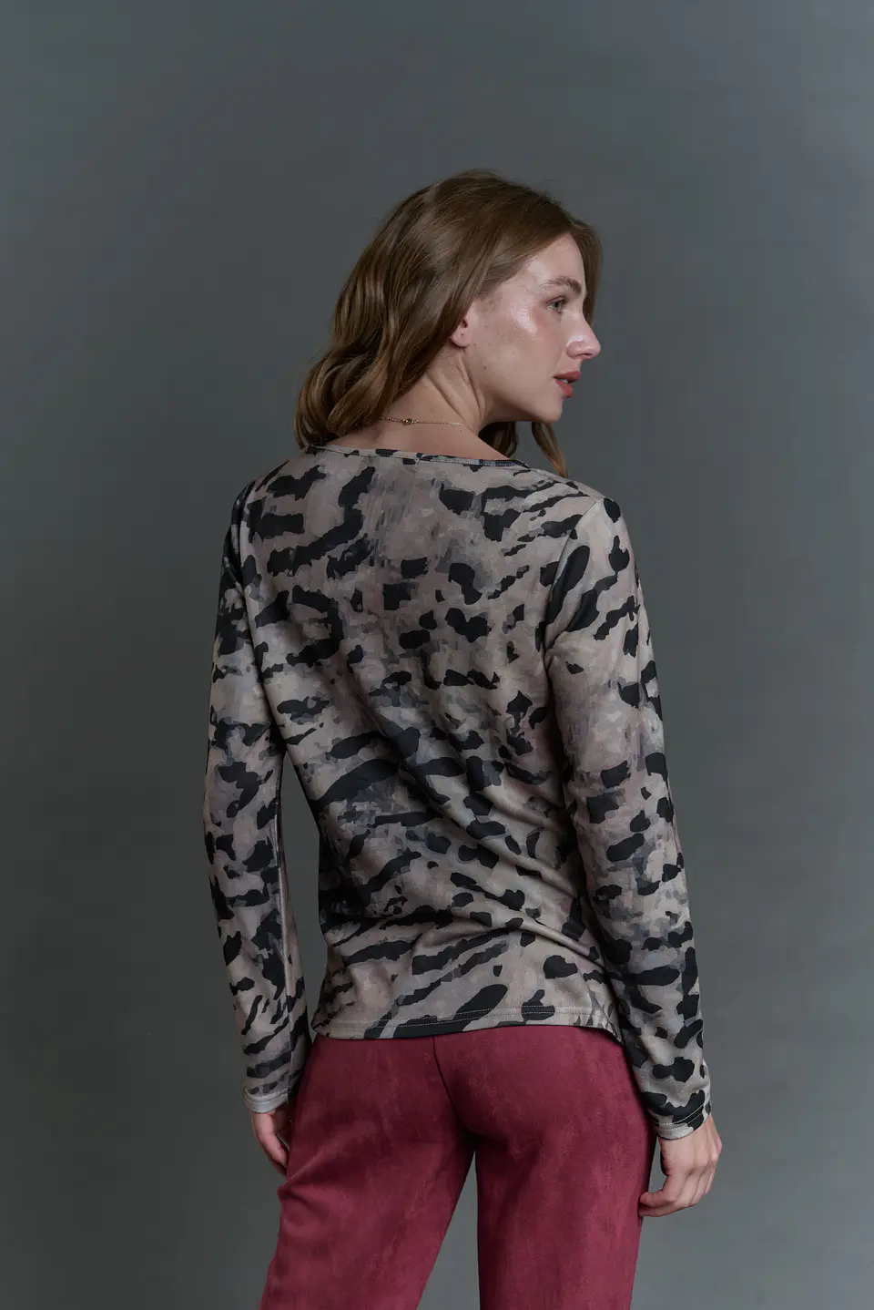 Polera (Mu) C/P M/L Est Folia Give E56400 Beige 4