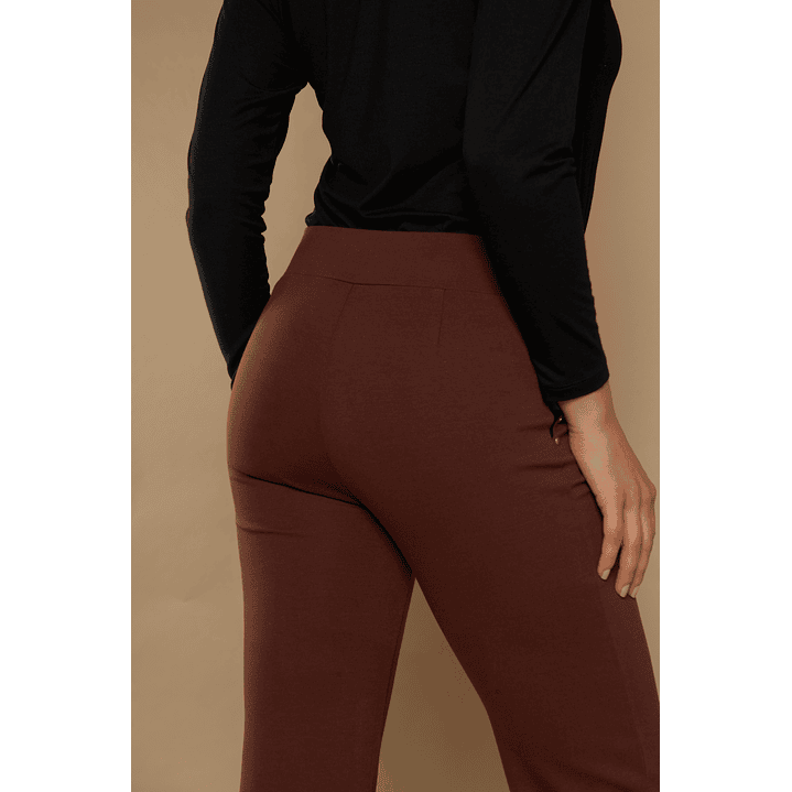 PANTALON (MU) FLARE APLIC PU TACHAS GADWICK GIVE C66402 CAFE 4