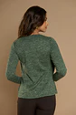 Chaleco (Mu) M/L Melange C/Polera Give A56419 Verde - Miniatura 2