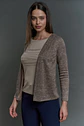 Chaleco (Mu) M/L Melange C/Polera Give A56419 Beige - Miniatura 1