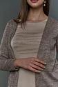 Chaleco (Mu) M/L Melange C/Polera Give A56419 Beige - Miniatura 5