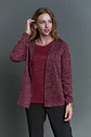Chaleco (Mu) M/L Melange C/Polera Give A56419 Burdeo - Miniatura 3