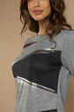 Polera (Mu) C/P M/L Aplic Folia Camant Give A56404 Gris - Miniatura 2