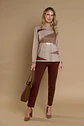 Polera (Mu) C/P M/L Aplic Folia Camant Give A56404 Beige - Miniatura 2