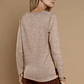 POLERA (MU) C/P M/L APLIC FOLIA CAMANT GIVE A56404 BEIGE - Miniatura 4