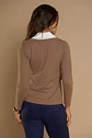 Polera (Mu) C/C/Camisero Give A56402 Taupe - Miniatura 5
