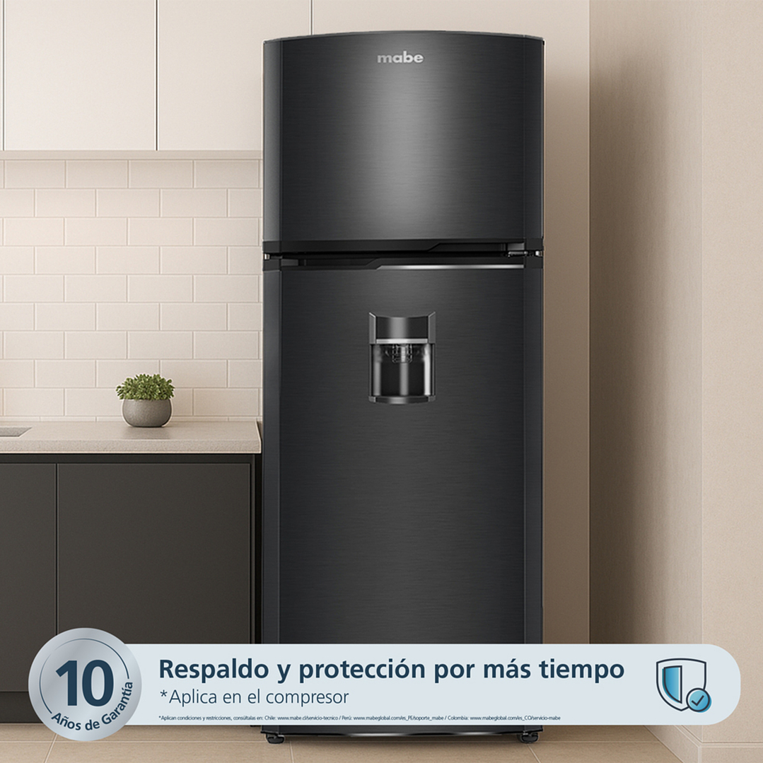 Refrigerador No Frost 250 L Brutos Black Steel Mabe - RMA255PJUC 2