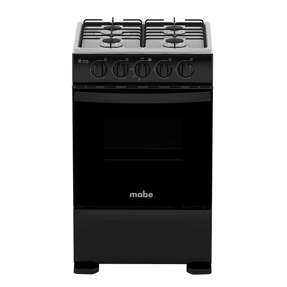 Cocina De Piso A Gas 51 Cm Negro Mabe - Cmc5100Na1 1