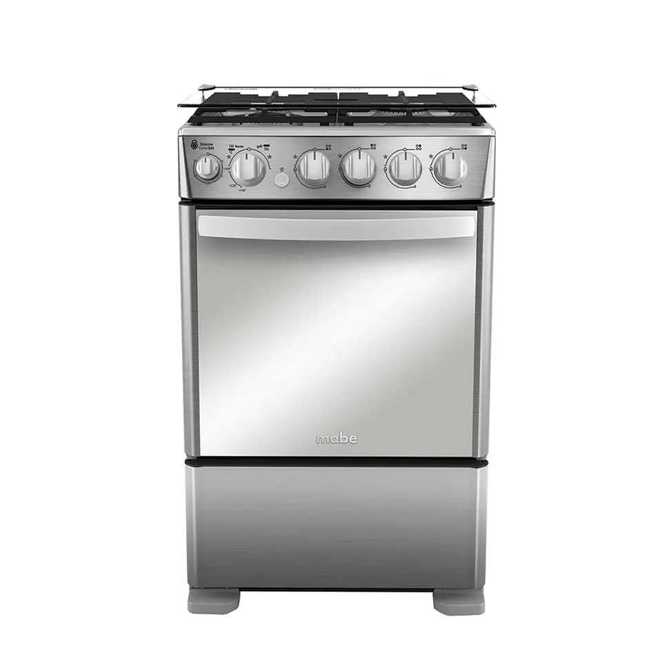 Cocina De Piso A Gas 55 Cm Inox Mabe - Cmc5560Fx1 1
