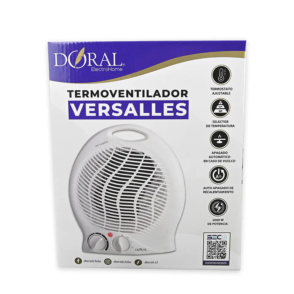 Termoventilador Versalles Doral Clim  2
