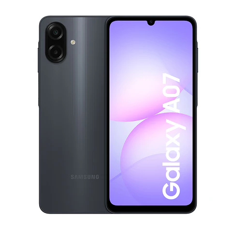 TELEFONO SAMSUNG A07 128GB BLACK SAMSUNG (TELEFONIA) SM-A075MZKGLTL