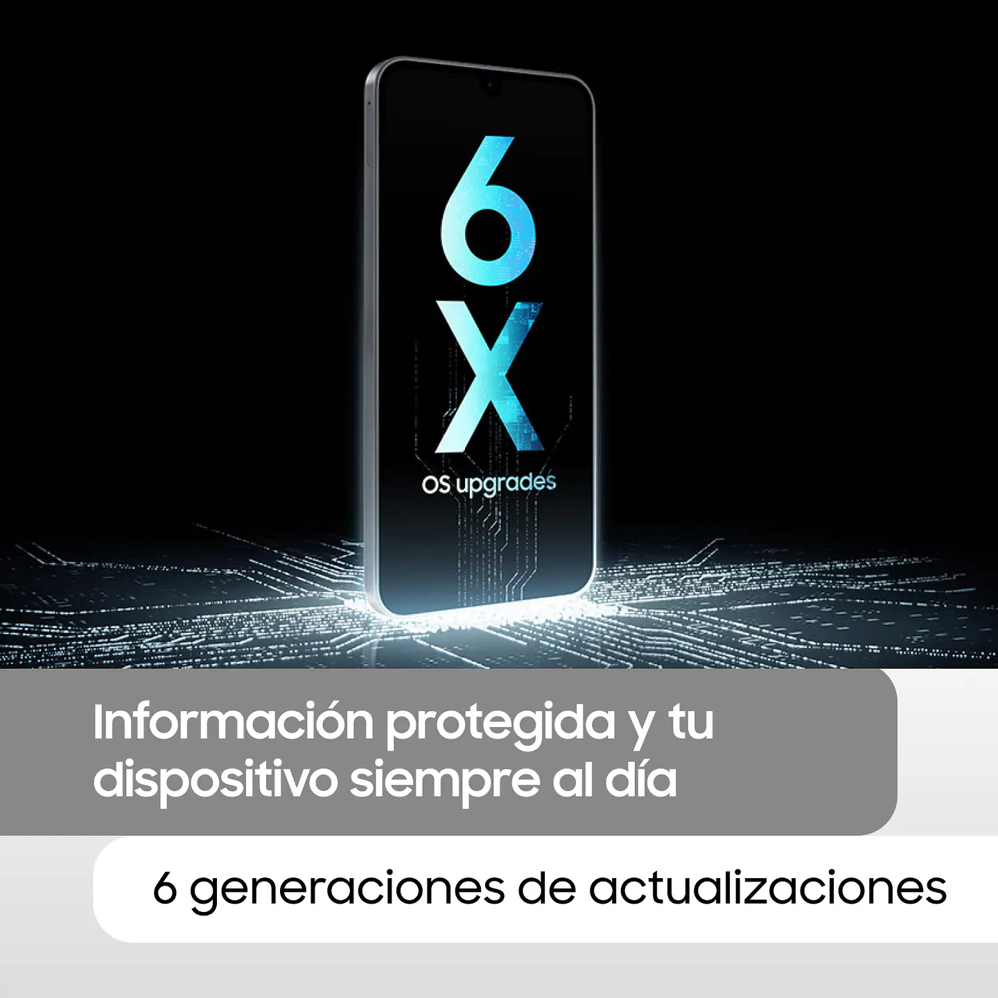 Telefono Samsung A07 128Gb Black Samsung (Telefonia) Sm-A075Mzkgltl 6