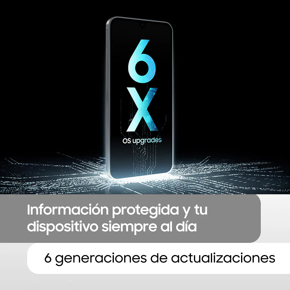 Telefono Samsung A07 128Gb Black Samsung (Telefonia) Sm-A075Mzkgltl 6