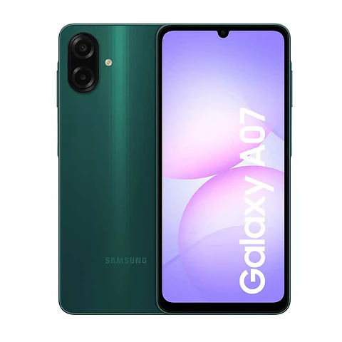 TELEFONO SAMSUNG A07 128GB GREEN MOVIL SAMSUNG (TELEFONIA) SM-A075MZGGLTL