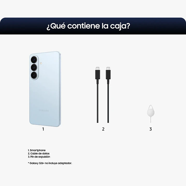 TELEFONO SAMSUNG S26+ 256GB SKY BLUE MOVIL SAMSUNG (TELEFONIA) SM-S947BLBJLTL 3