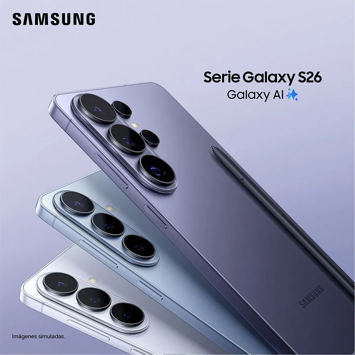 TELEFONO SAMSUNG S26+ 256GB SKY BLUE MOVIL SAMSUNG (TELEFONIA) SM-S947BLBJLTL 6