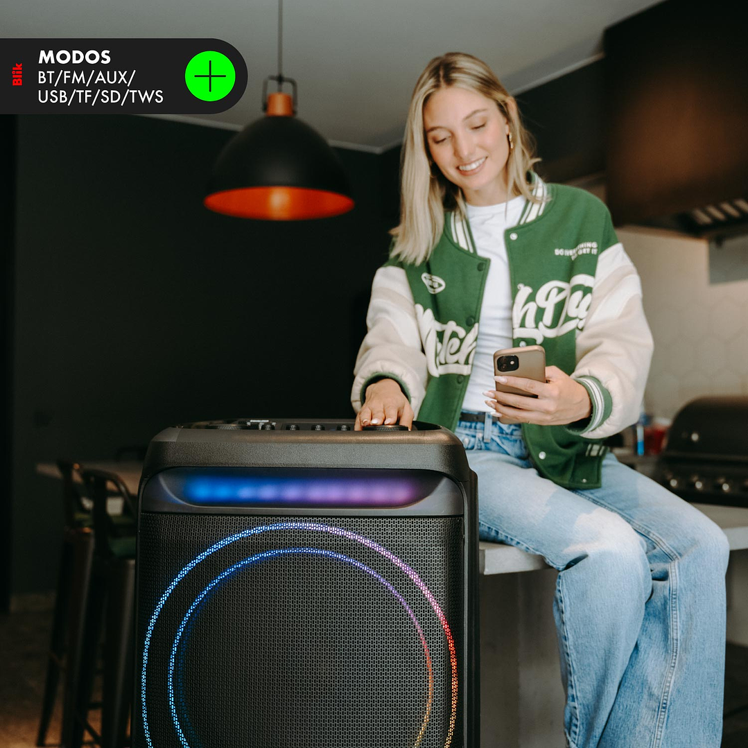 PARLANTE KARA BT MIC BLIK ULTRABASS15 7