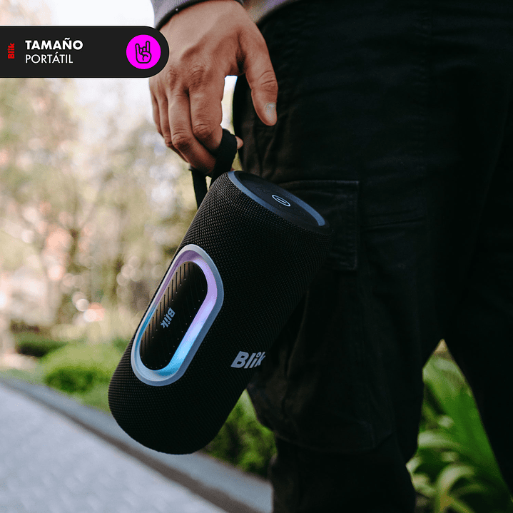 PARLANTE BT PORT 40W IPX5 BLIK HYPEBASS40-BLK 4