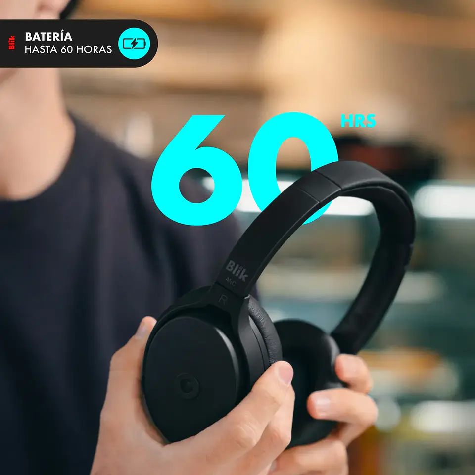 Audifono Bt On Cancel Negro Blik Neo-Blk 3
