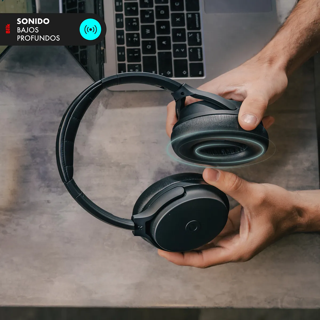 AUDIFONO BT ON CANCEL NEGRO BLIK NEO-BLK 7