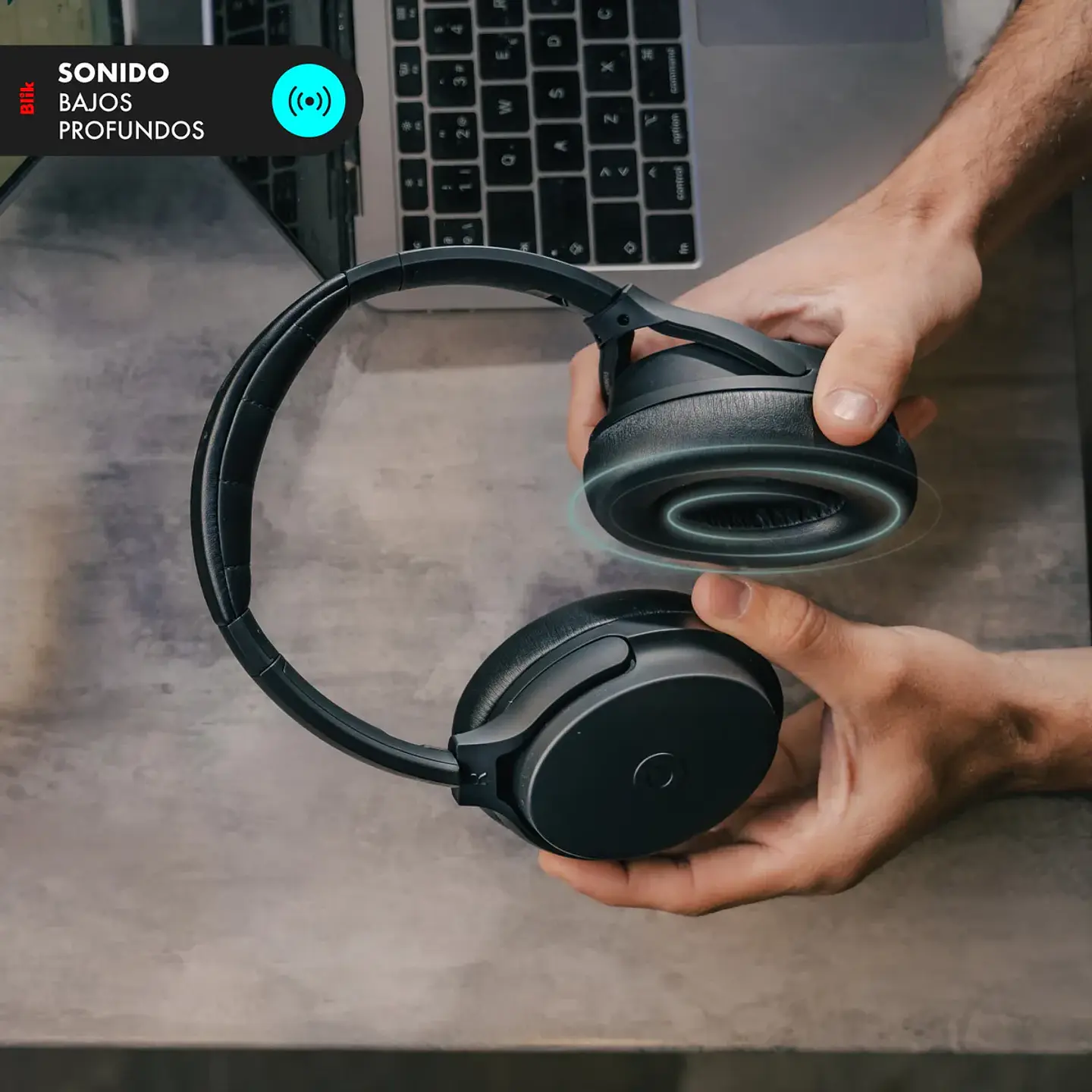 Audifono Bt On Cancel Negro Blik Neo-Blk 7