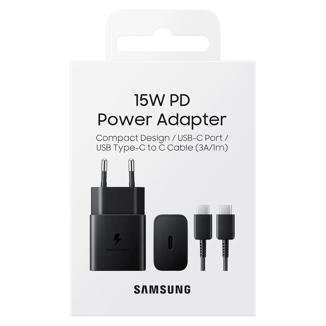 CARGADOR 15W SIN CABLE BLACK SAMSUNG (TELEFONIA) EP-T1510NBEGCH 6