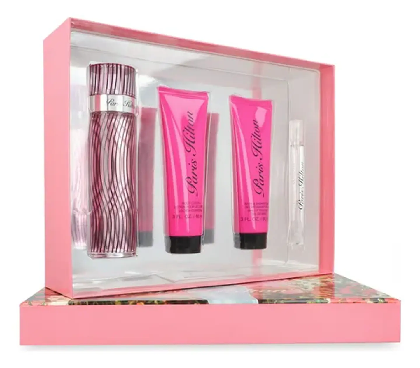 Set Paris Hilton (Mu) 100Ml Edp+Shower Gel+Body Lotion+P.Encil Spray Paris S/C S/T 2