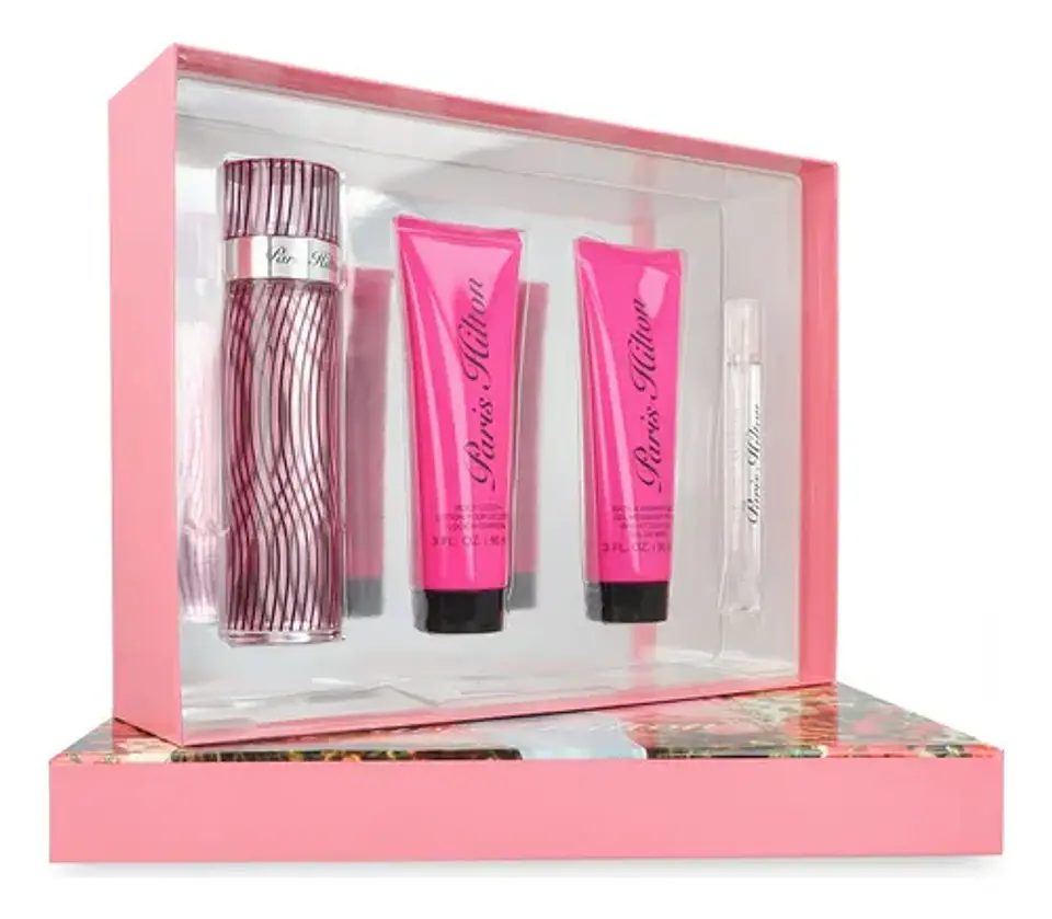 Set Paris Hilton (Mu) 100Ml Edp+Shower Gel+Body Lotion+P.Encil Spray Paris S/C S/T 2