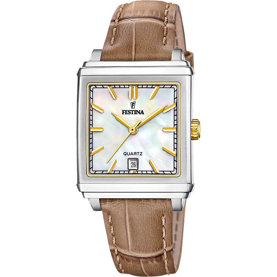 Reloj Mujer Cuero Tipo Cartier Festina 20682-4 1