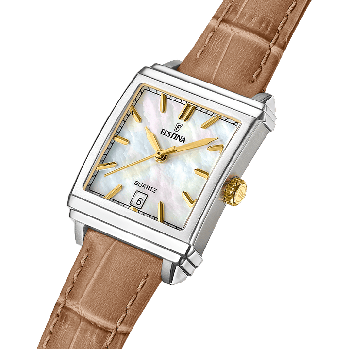 RELOJ MUJER CUERO TIPO CARTIER FESTINA 20682-4 2