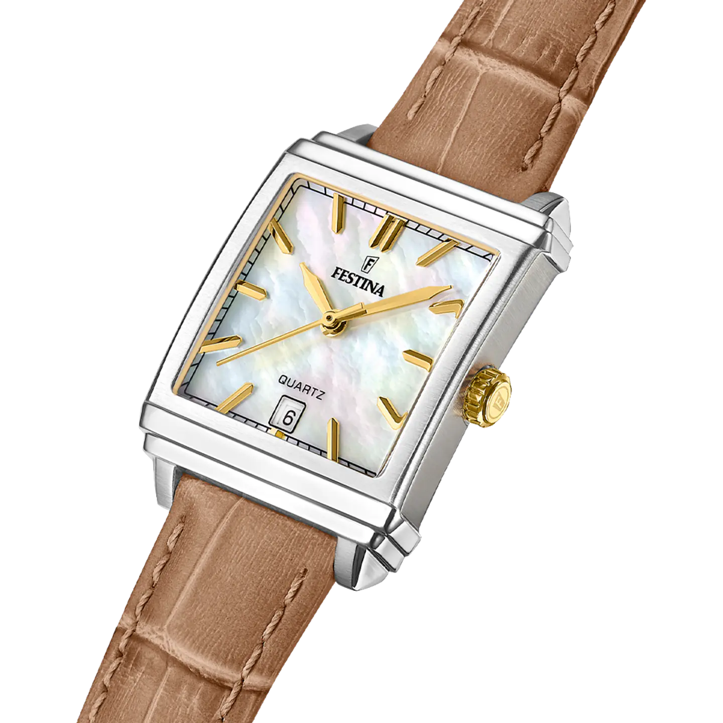 Reloj Mujer Cuero Tipo Cartier Festina 20682-4 2