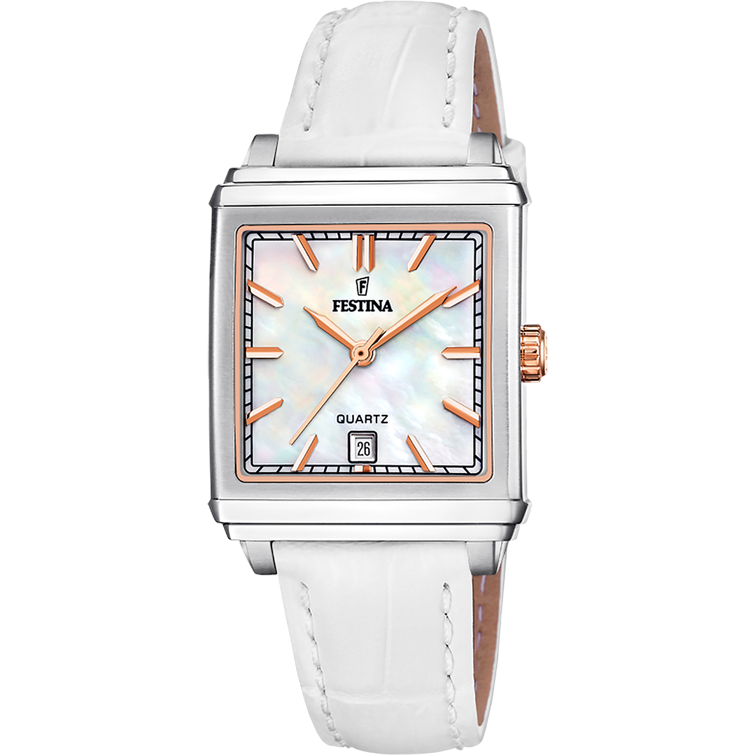 RELOJ MUJER CUERO TIPO CARTIER FESTINA 20682-1 1