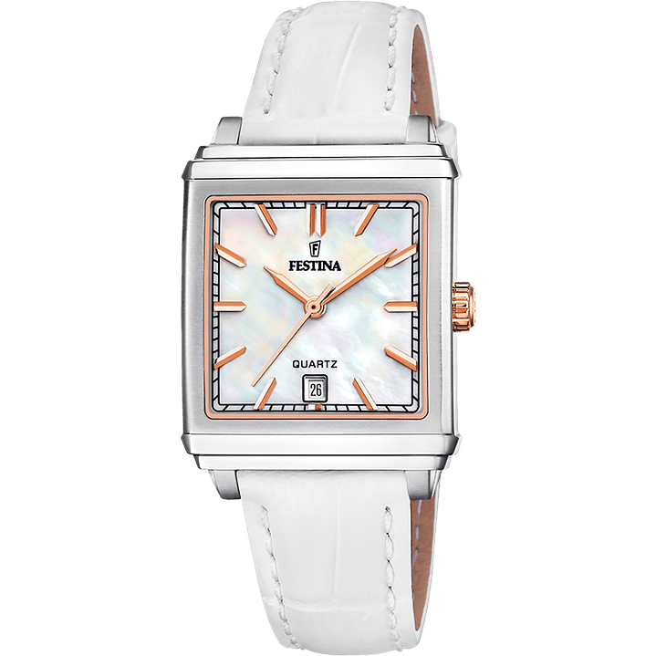 RELOJ MUJER CUERO TIPO CARTIER FESTINA 20682-1 1