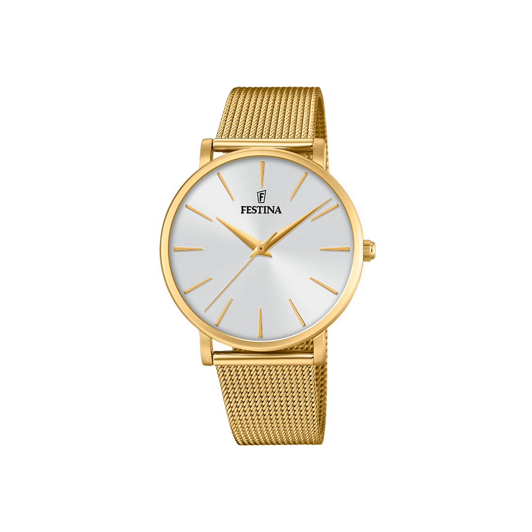 RELOJ DAMA DORADO BIG FESTINA 20476-1 1