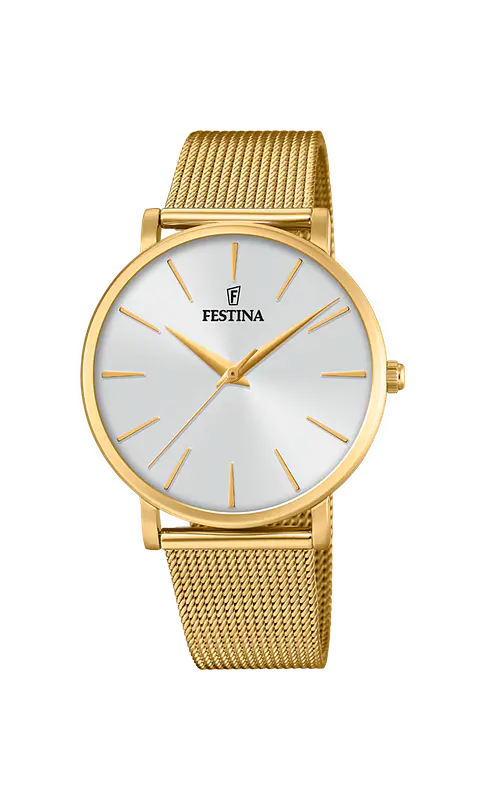 RELOJ DAMA DORADO BIG FESTINA 20476-1