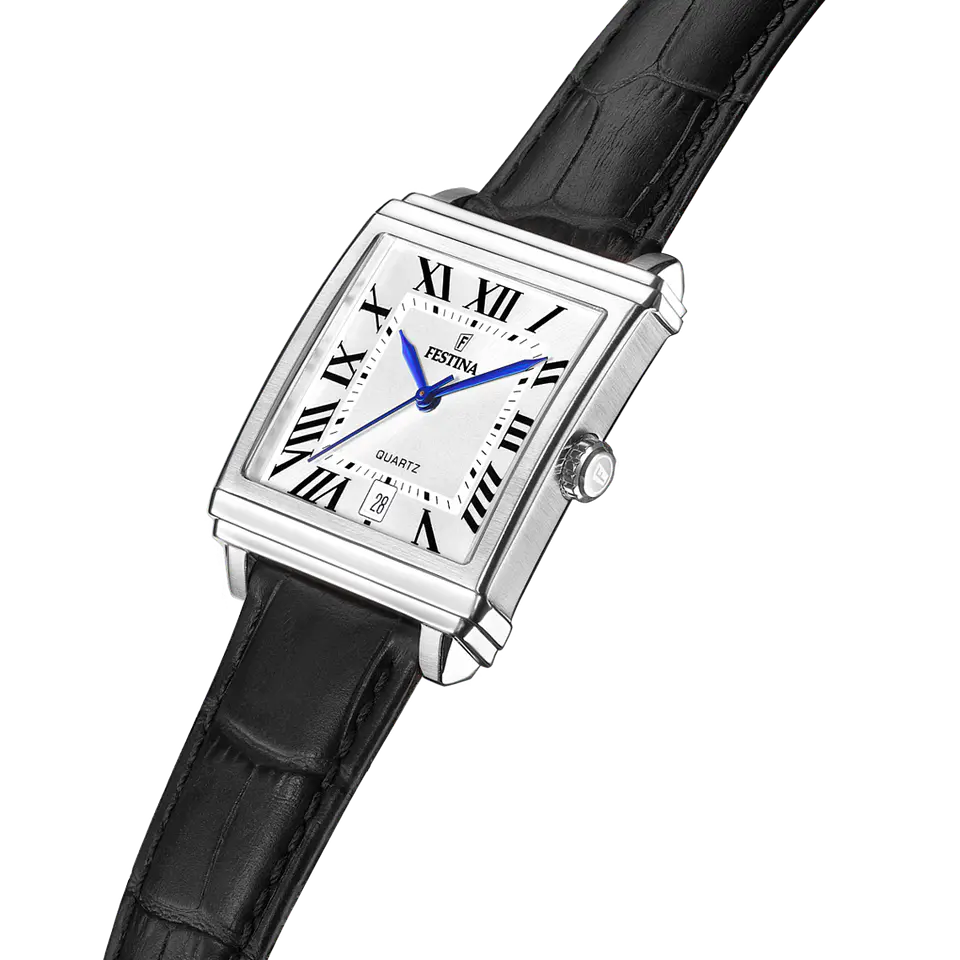 Reloj Hombre Cuero Tipo Cartier Festina 20681-1 2