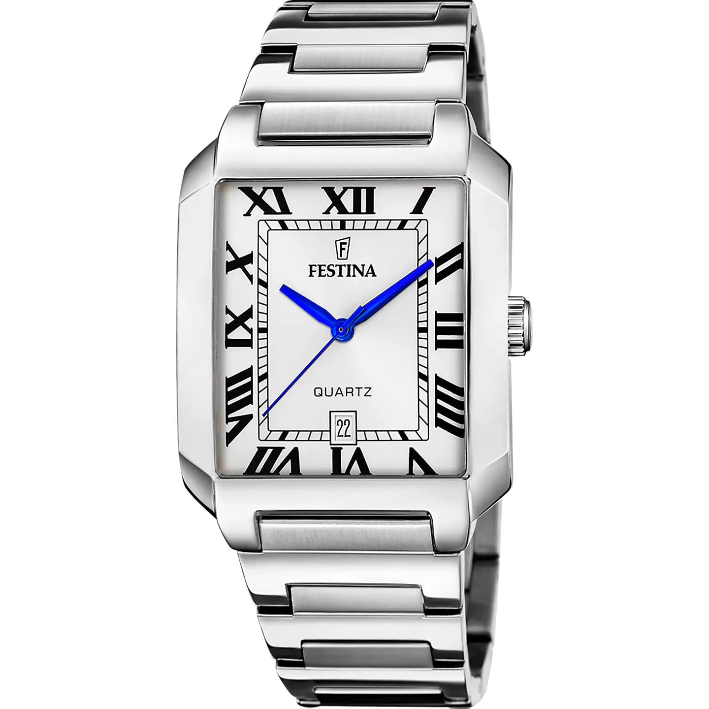 Reloj Hombre Acero Tipo Cartier Festina 20677-1 1