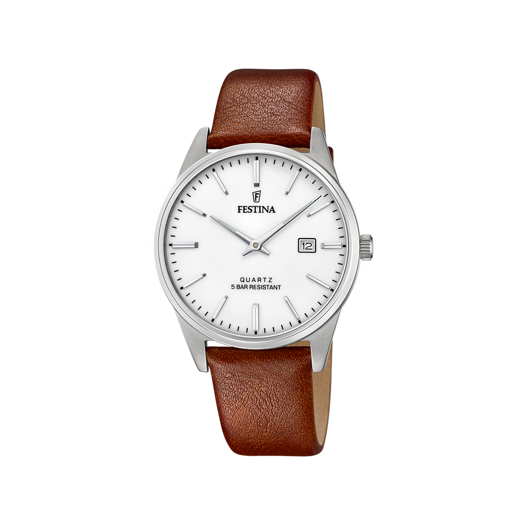 RELOJ HOMBRE CUERO CLASICO FESTINA 20512-2 1