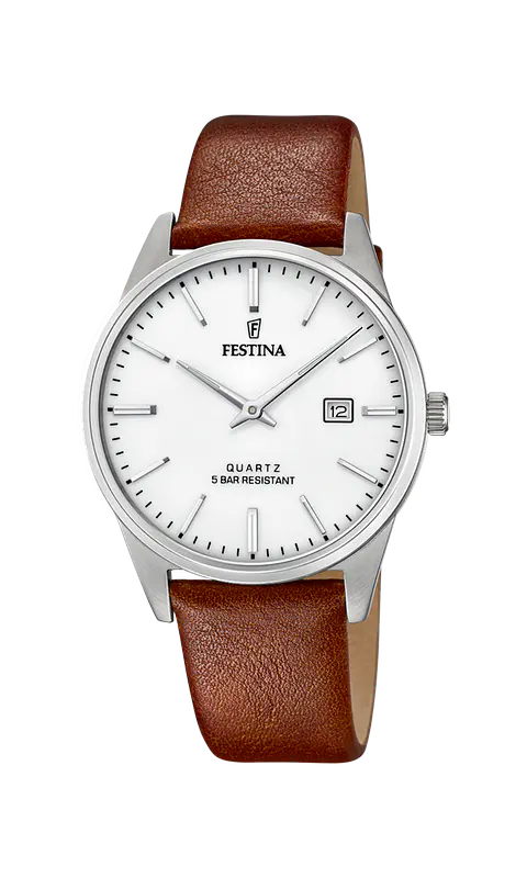 RELOJ HOMBRE CUERO CLASICO FESTINA 20512-2