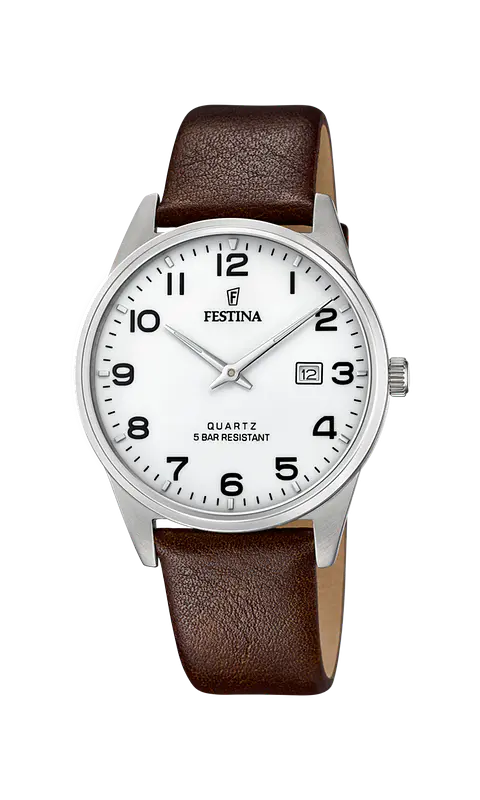 RELOJ HOMBRE CUERO CLASICO FESTINA 20512-1
