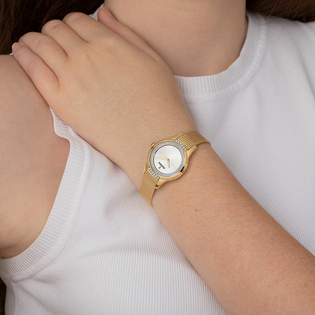 RELOJ MUJER. ACERO SWAROVSKI COLORES FESTINA 20495-1 4